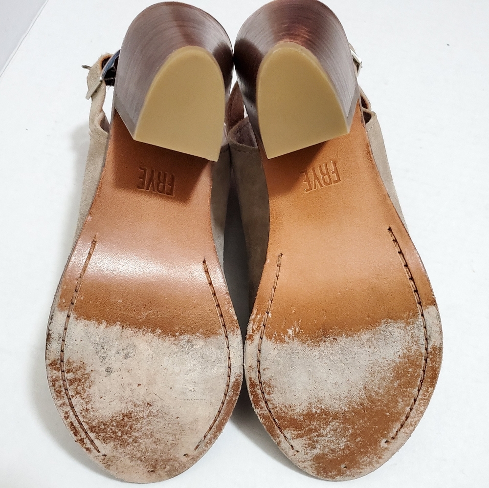 FRYE Ash Courtney Suede Slingback Mule - Picture 8 of 8